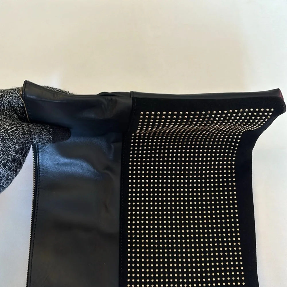 Vince Camuto Peri Convertible Clutch Black EUC